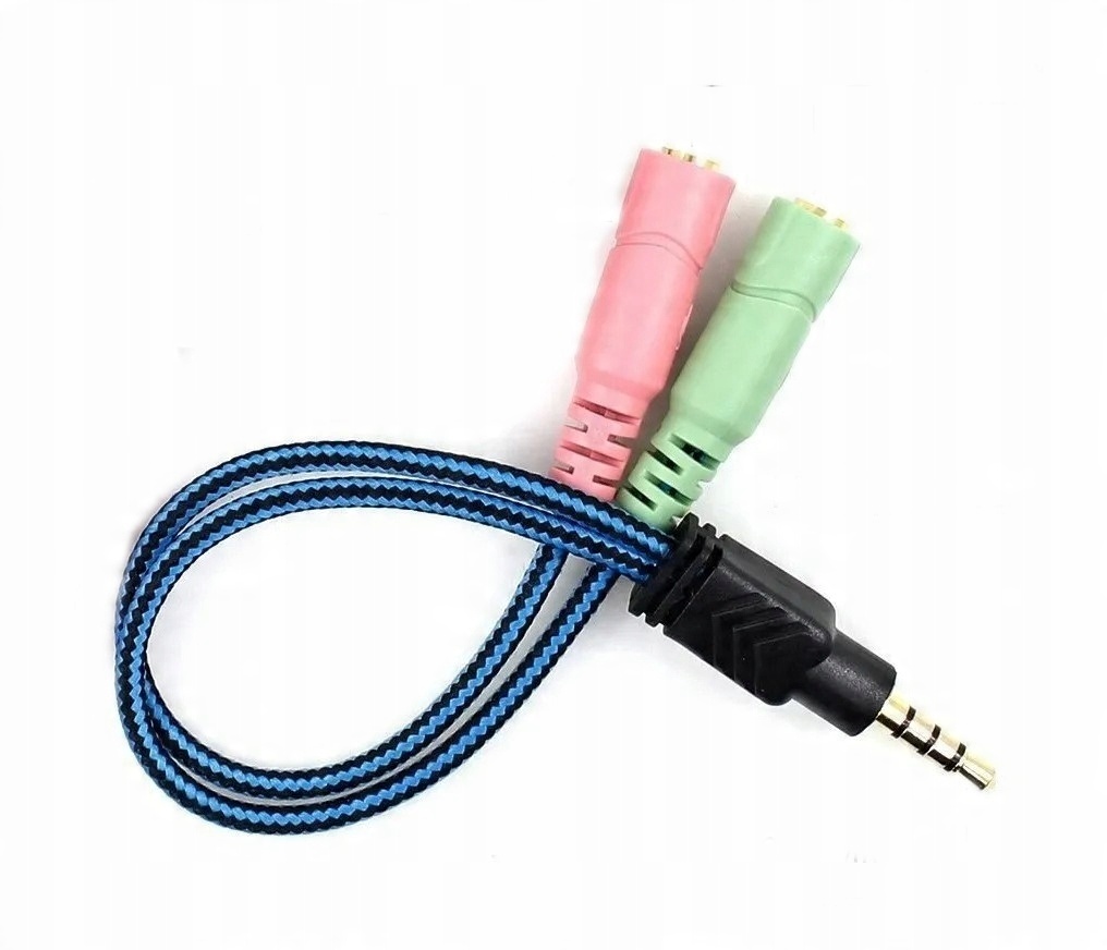 

Adapter 2x Jack 3.5mm Żeński- 1x Jack 3.5mm Męski