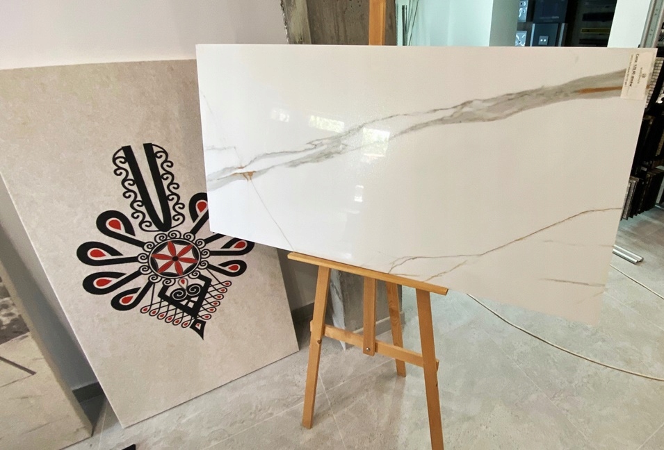 płytka 60x120 ala marmur gold Lappato lux