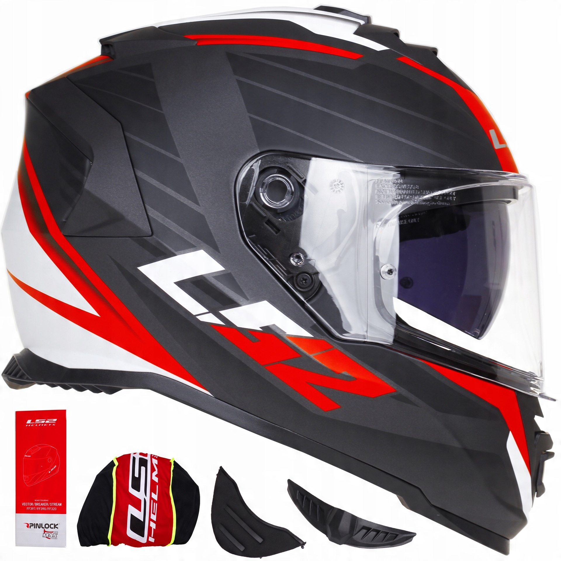 

LS2 FF800 Storm Nerve red Kask Motocyklowy