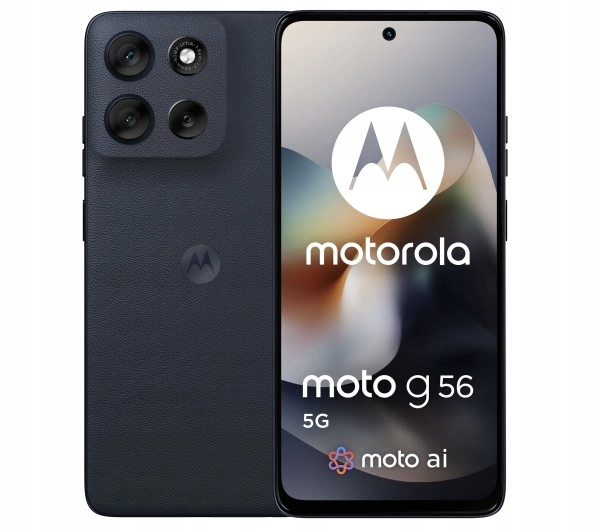 Smartfon Motorola moto g56 5G 8/256GB 6,72'' 120Hz Black Oyster Czarny