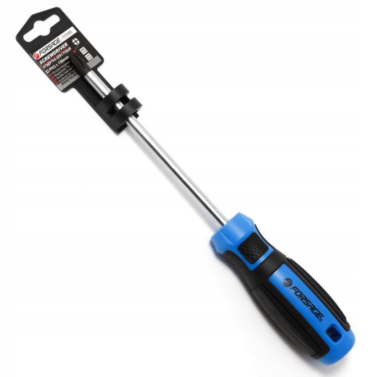 

Wkrętak krzyżakowy krzyżak PH3x150mm Forsage