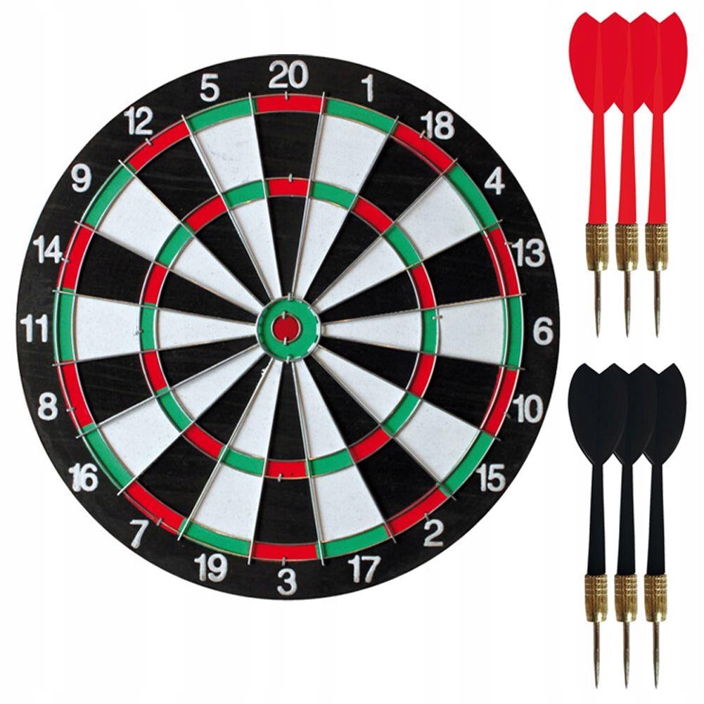 

Tarcza Do Gry W Darta Z Lotkami Gra Rzutki 36cm