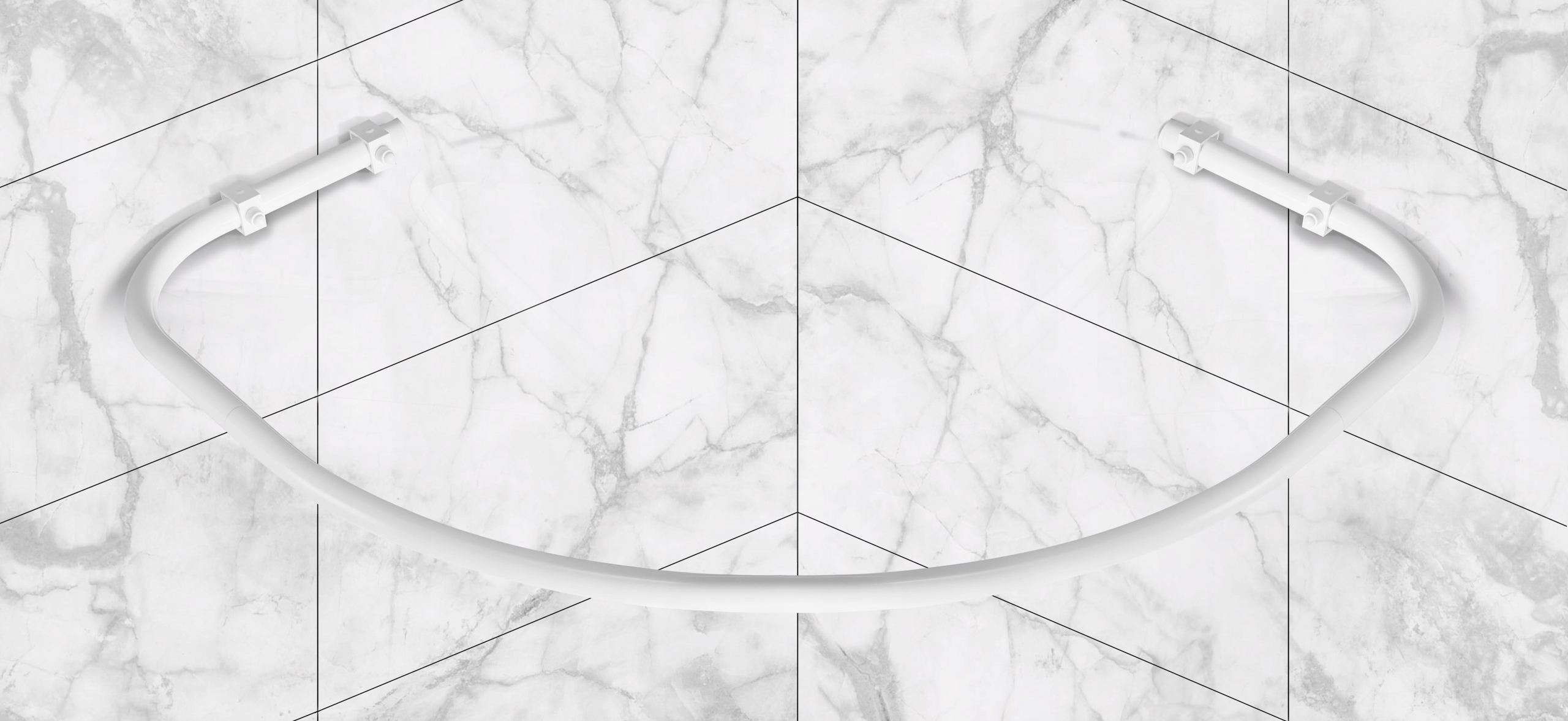 DRĄŻEK ZASŁONY PRYSZNICOWEJ ŁUKOWY BRODZIK 100X100 Marka Sasko