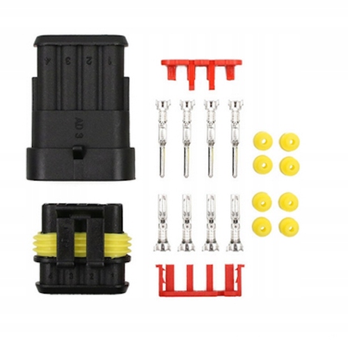 KONEKTOR ZŁĄCZE HERMETYCZNE SUPERSEAL 4 PIN