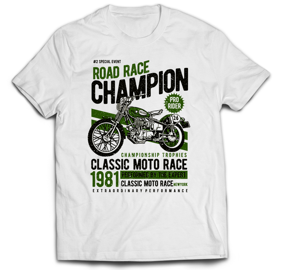 

Tshirt Motor Motocykl Vintage Road Race XL