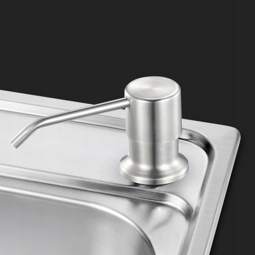 DOZOWNIK DO PŁYNU do naczyń mydła ZLEWOZMYWAKA ZLEWU CHROM 350ml Kod producenta 6601320-00