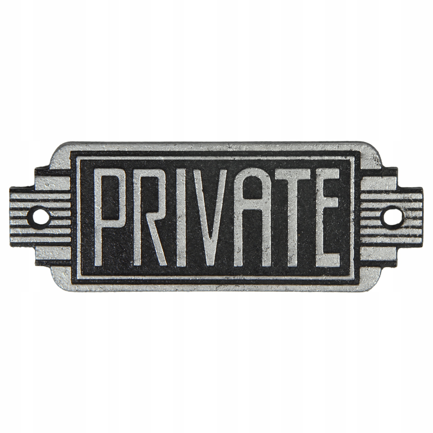 

Żeliwna Tabliczka Private Prywatne Szyld Retro