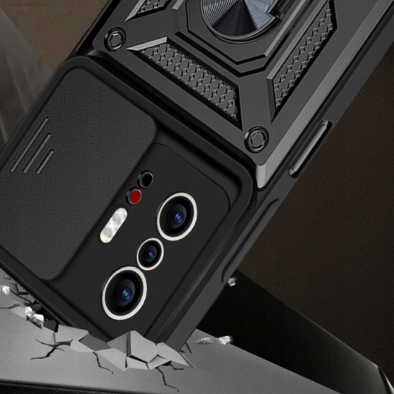 ETUI PANCERNE CAMRING DO XIAOMI 11T/11T PRO +SZKŁO Rozszerzenie podstawka