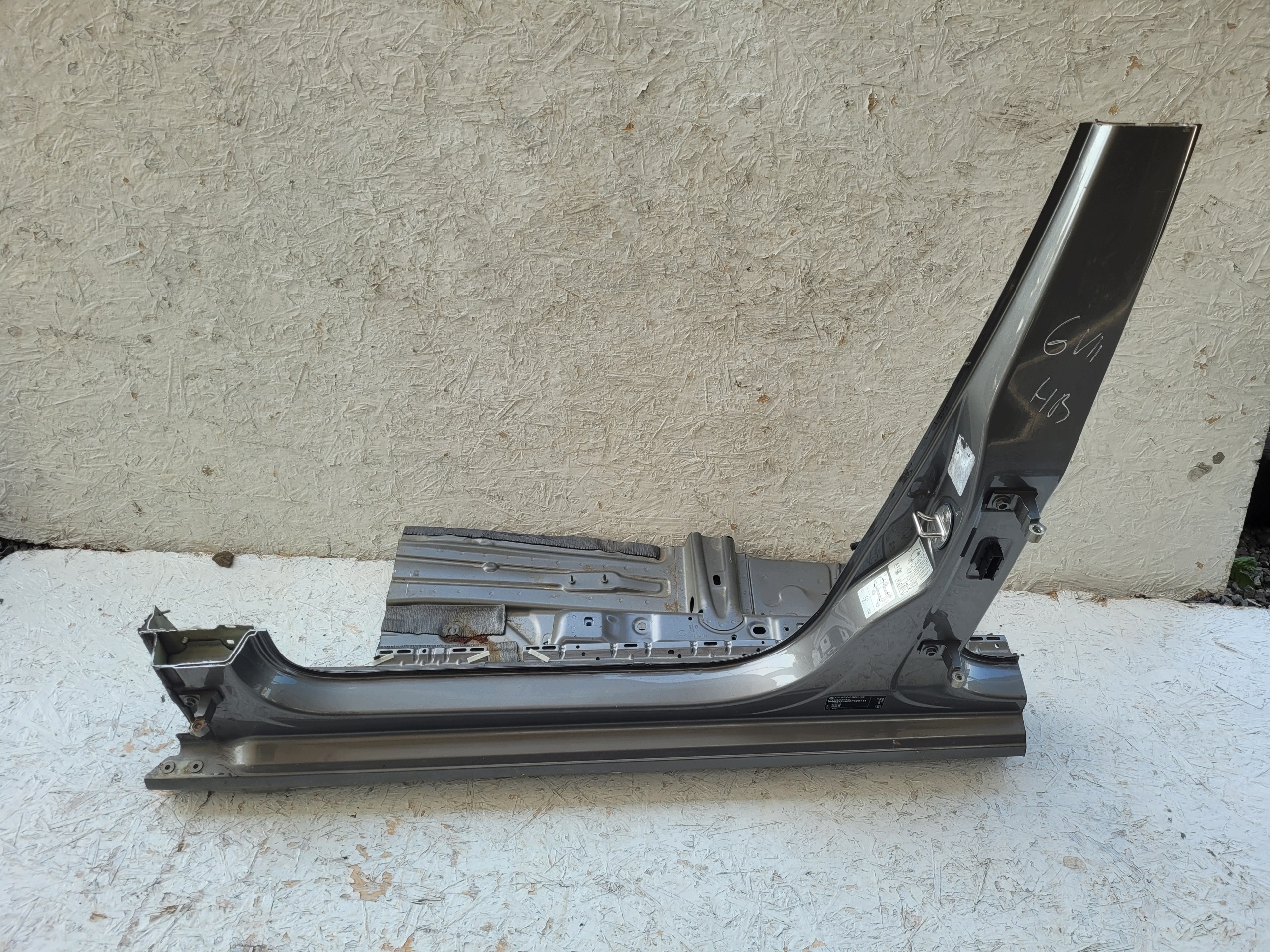 VW GOLF VII 5G quarter threshold pillar B left front 12R