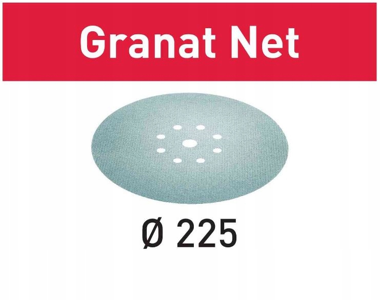 Brúsna Sieťka Granát Net D225 P240/25 Fe 203318