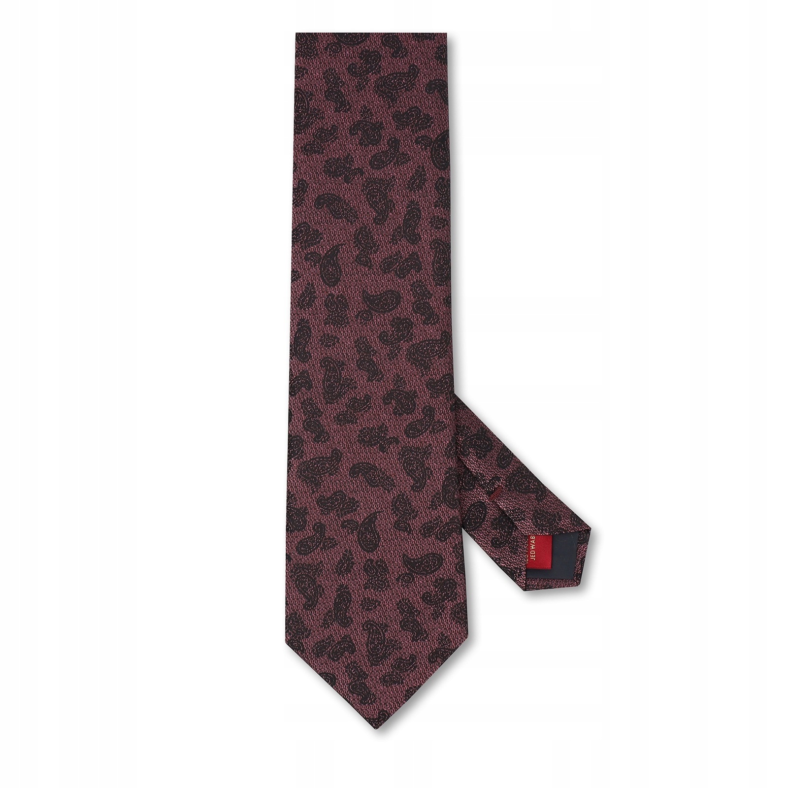 Hedvábná kravata vzor paisley Bordo Premium Pako Lorente One Size