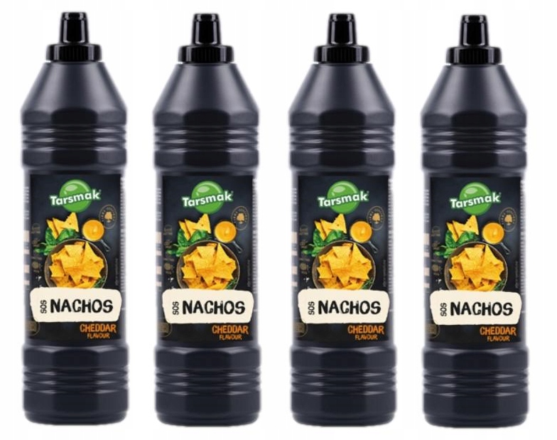 4 X Sos Nachos Cheddar Flavour Tarsmak 1000g