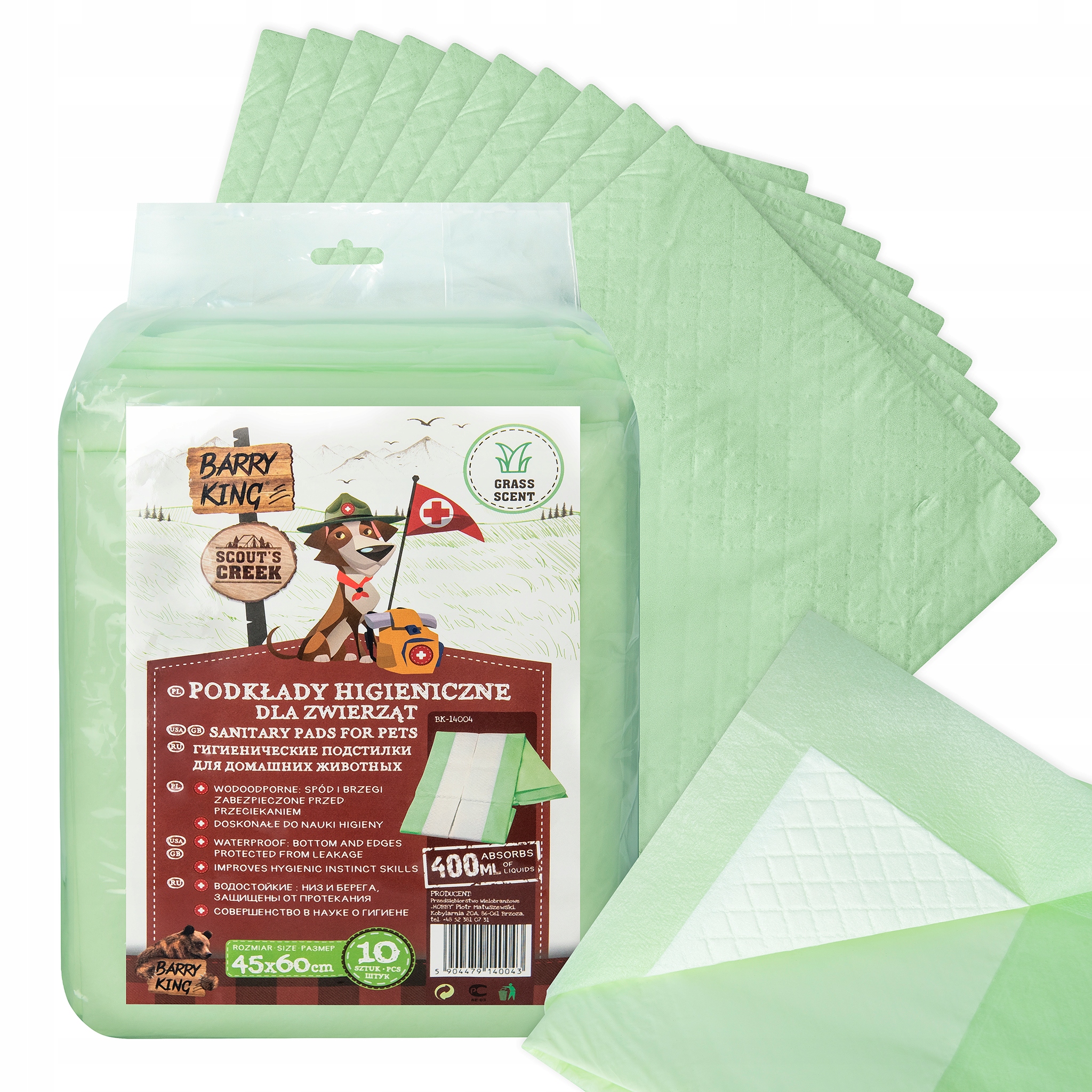 

Podkłady Pieluchy Maty Nauka Sikania 45x60cm 10szt