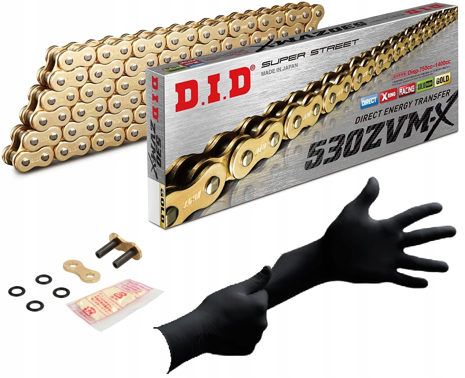 

Łańcuch Napęd-owy DID 530 Zvmx G&g 114 Złoty