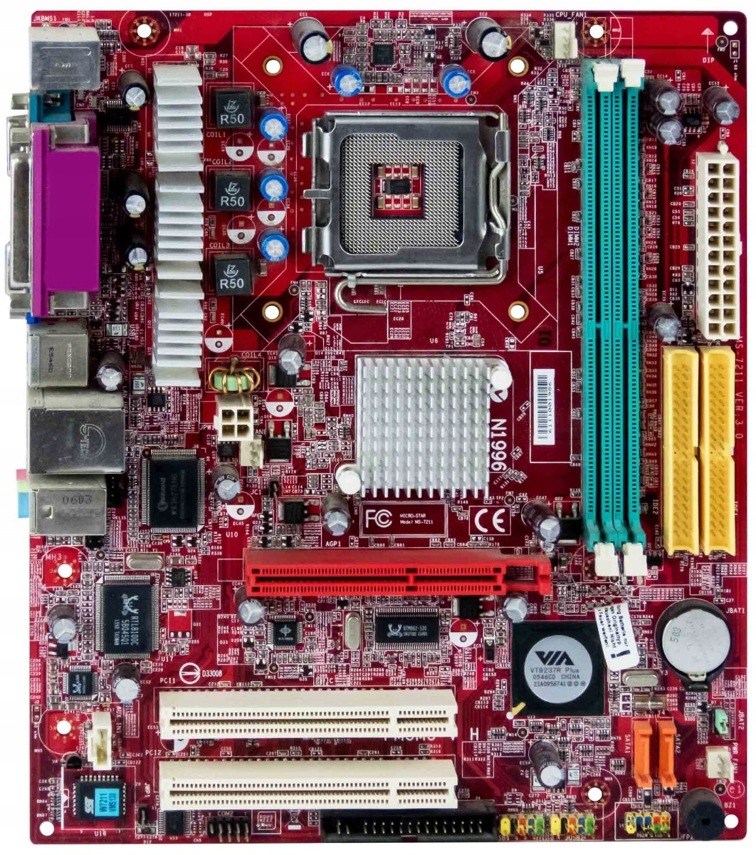 Msi PM8M3-V H MS-7211 s775 Ddr Pci Agp