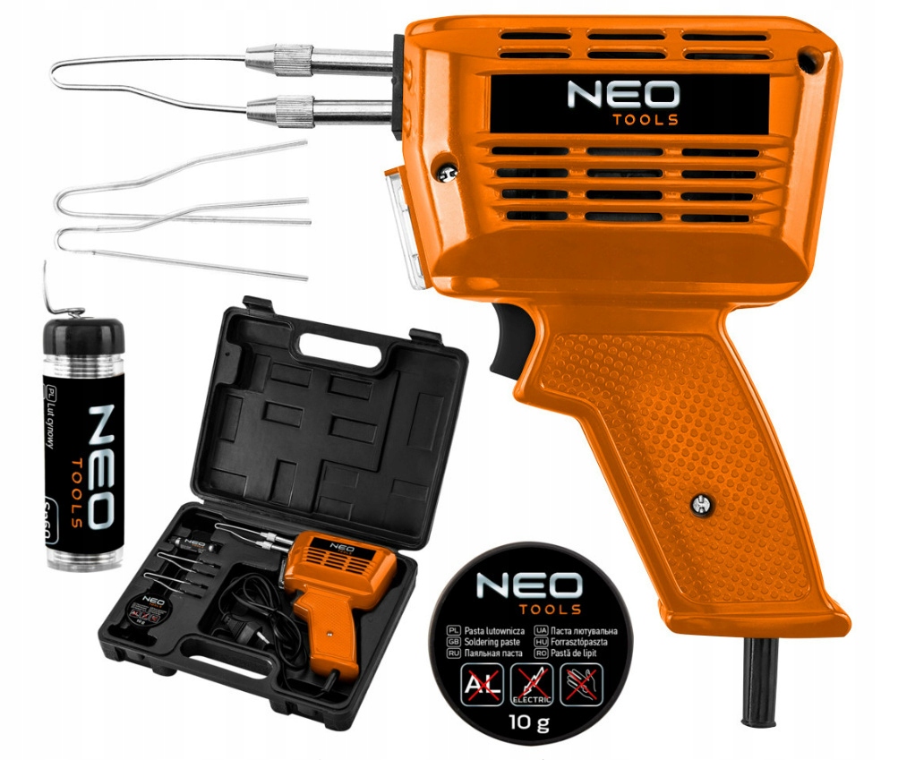 LUTOWNICA TRANSFORMATOROWA WBUDOWANA LAMPKA WALIZKA 150 W WALIZKA + GRATIS