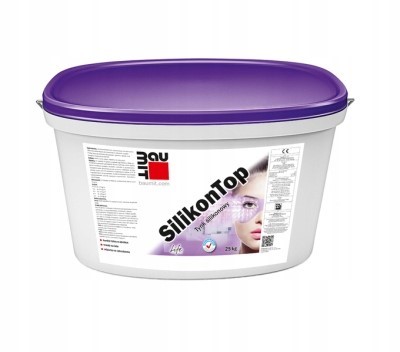 Tynk Silikonowy Elewacyjny Puc Baumit Silikon Top 1,5K Baranek 25KG Biały