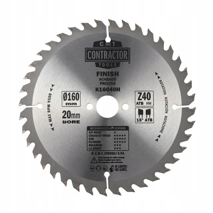 Cmt K16024H Pila D=160 K=2,2/1,4 F=20 Z=24 Atb