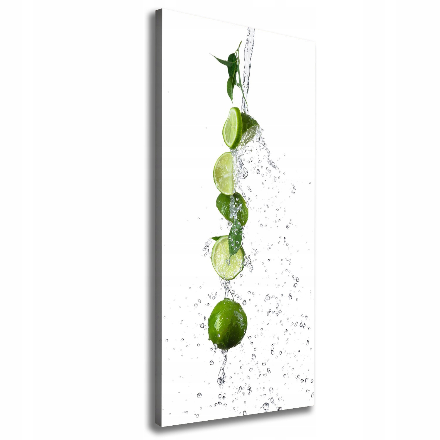 

Nowoczesny obraz canvas na ramie Limonki 50x125 cm
