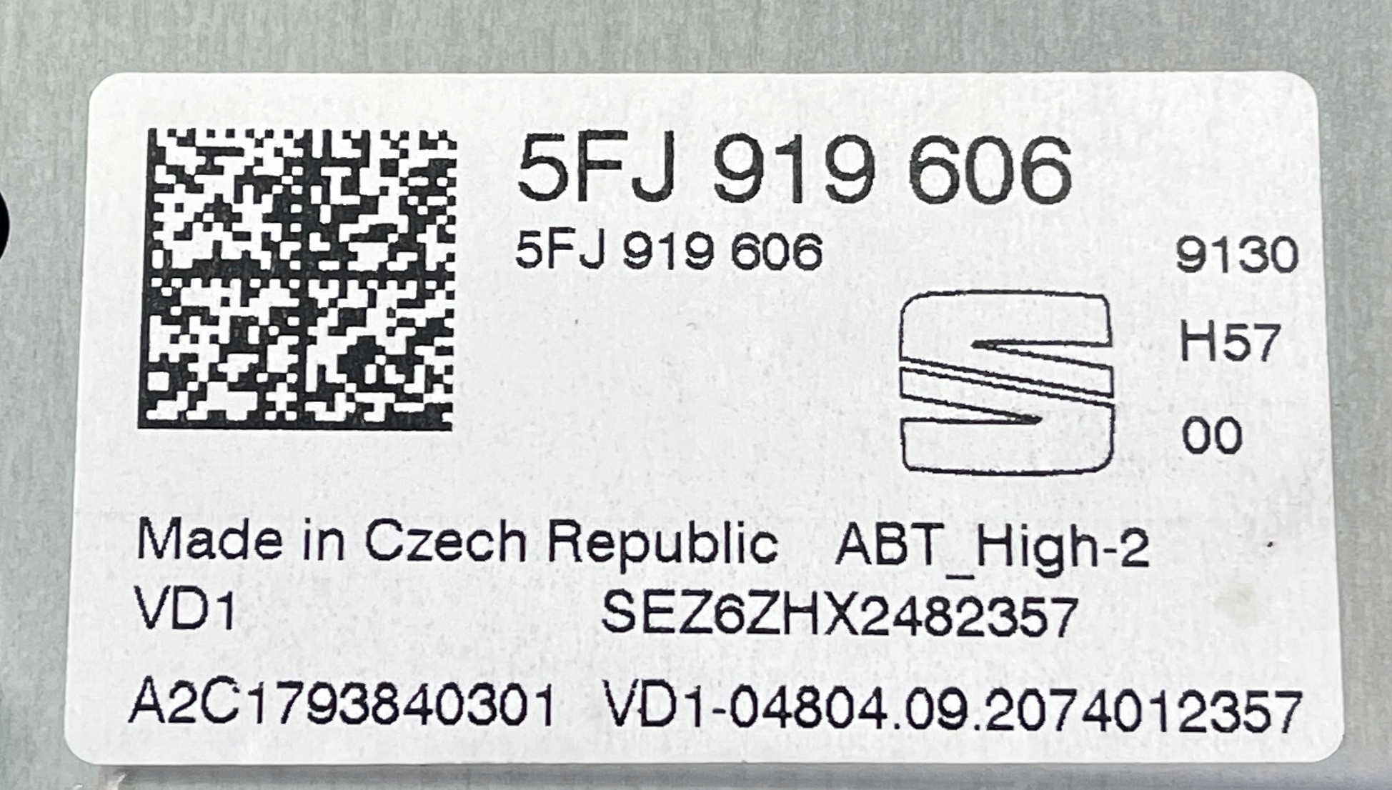 A262 SEAT TARRACO BILDSCHIRM, DER NAVIGATION EKRAN 5FJ919606