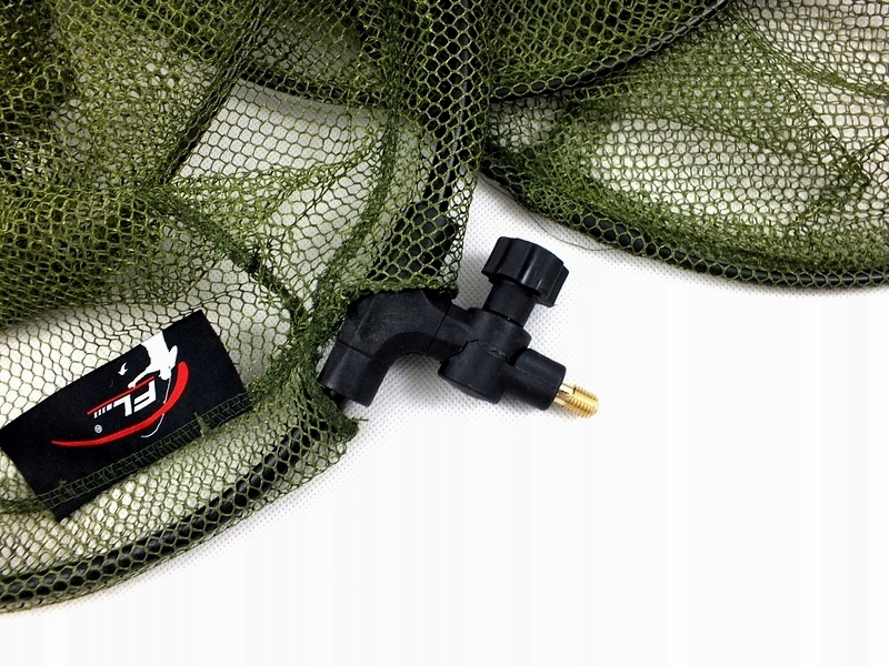 SIATKA SADZYK WĘDKARSKA SKŁADANA RYBY NA PODPÓRKĘ SZTYCE 7OBRĘCZY 35/200cm Model RYBACKA STANOWISKO KARPIOWE ROD TRI POD BUZZ BAR