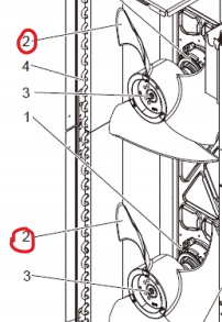 271889 S70E30115 PROPELLER FAN WENTYLATOR NAPĘDOWY Mitsubishi Electric