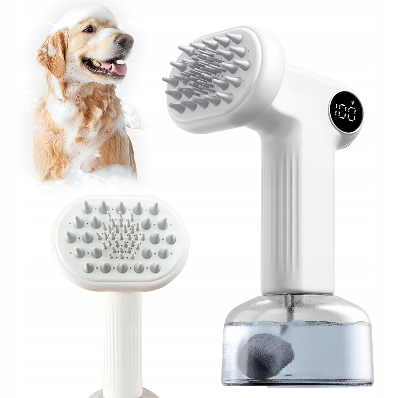 Levně Automat Dávkovač Pěnového Mýdla Pro Psa Hustá Bezdrátová Pěna 2 Režimy