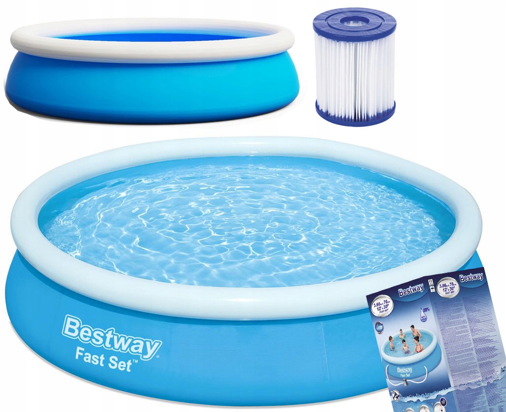 Rozperný Bazén 366 x 76 5377 l Čerpadlo filter Typ I