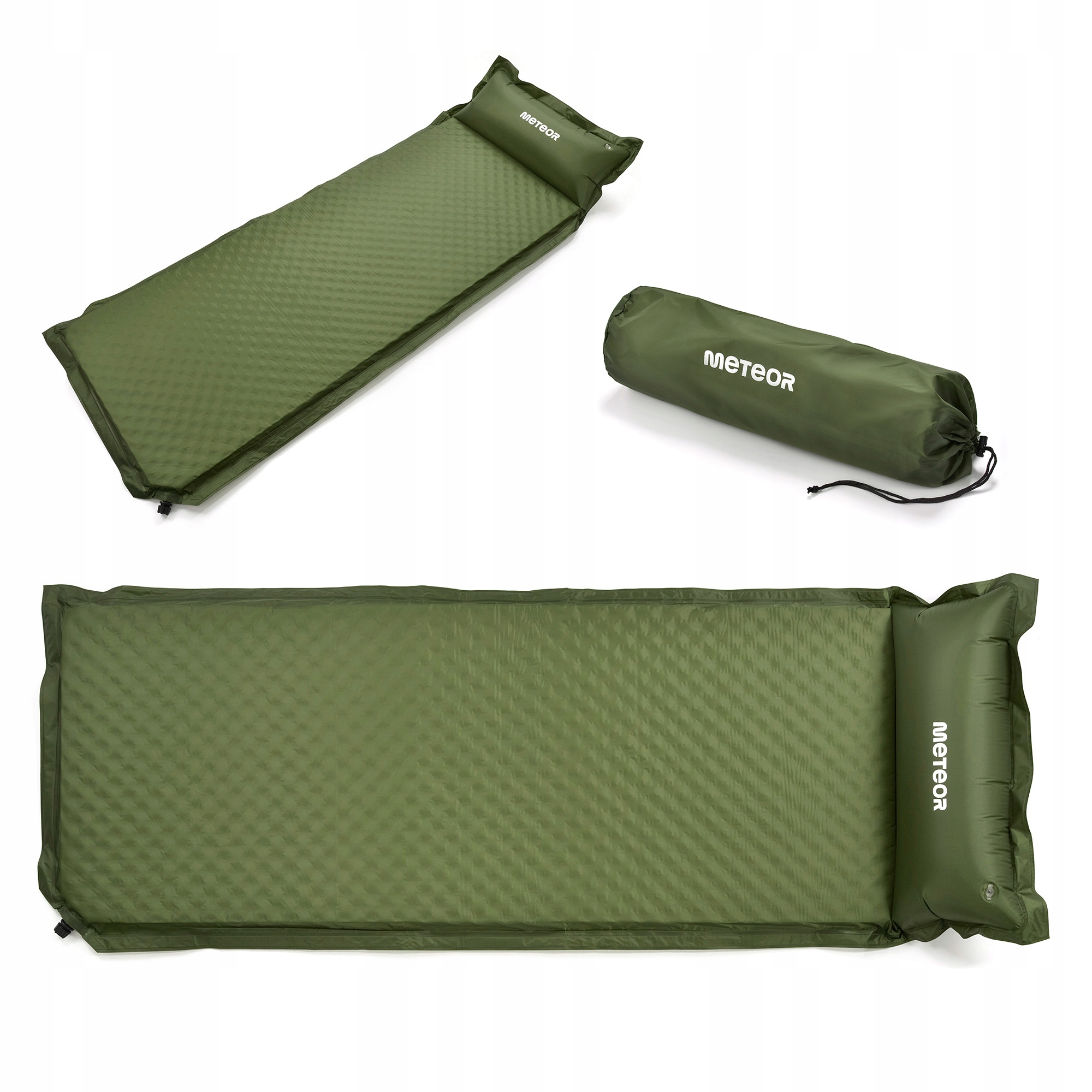 Samonafukovací karimatka matrace turistická karimatka silná Meteor velká 188 cm