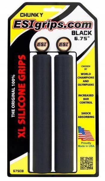 Esi Grips chwyty XL Chunky czarne korki