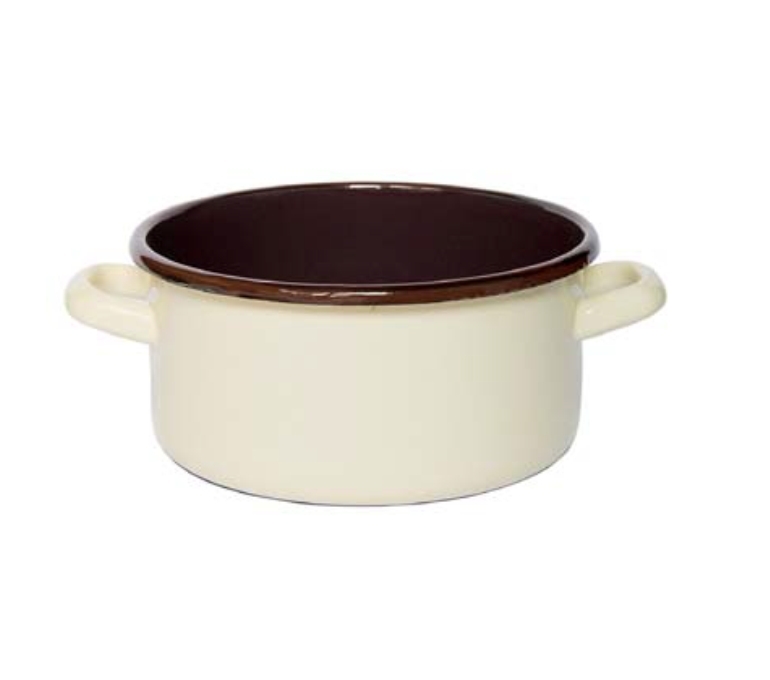 

Rondel Z Uchami Kremowo Brązowy 14CM 413-14KB