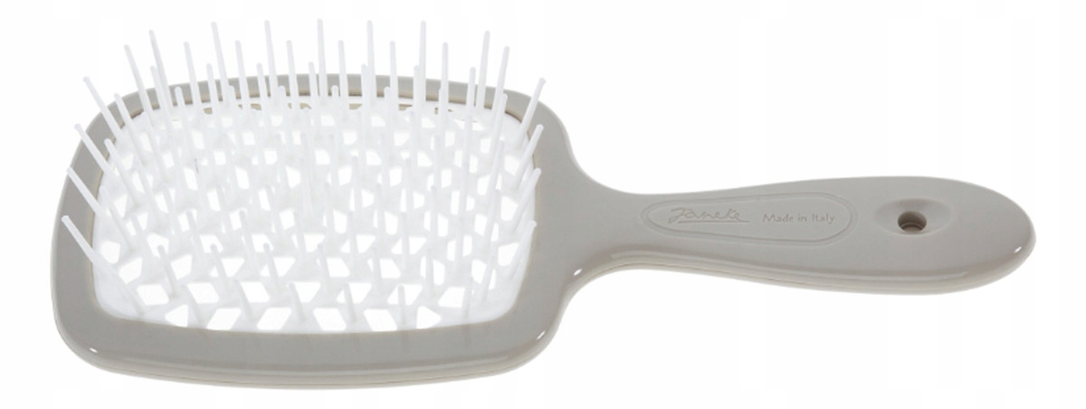 Janeke Superbrush Kadeřnický kartáč na rozčesávání vlasů, šedý