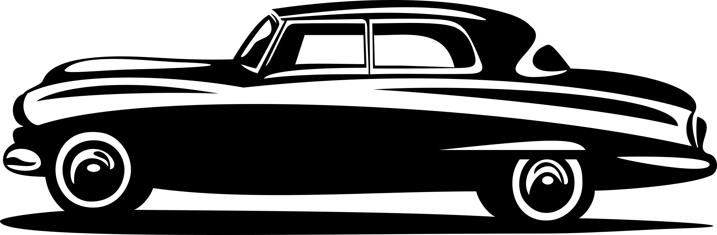

Naklejka Retro Car Samochód Hot Rod 8,2 X 25 CM