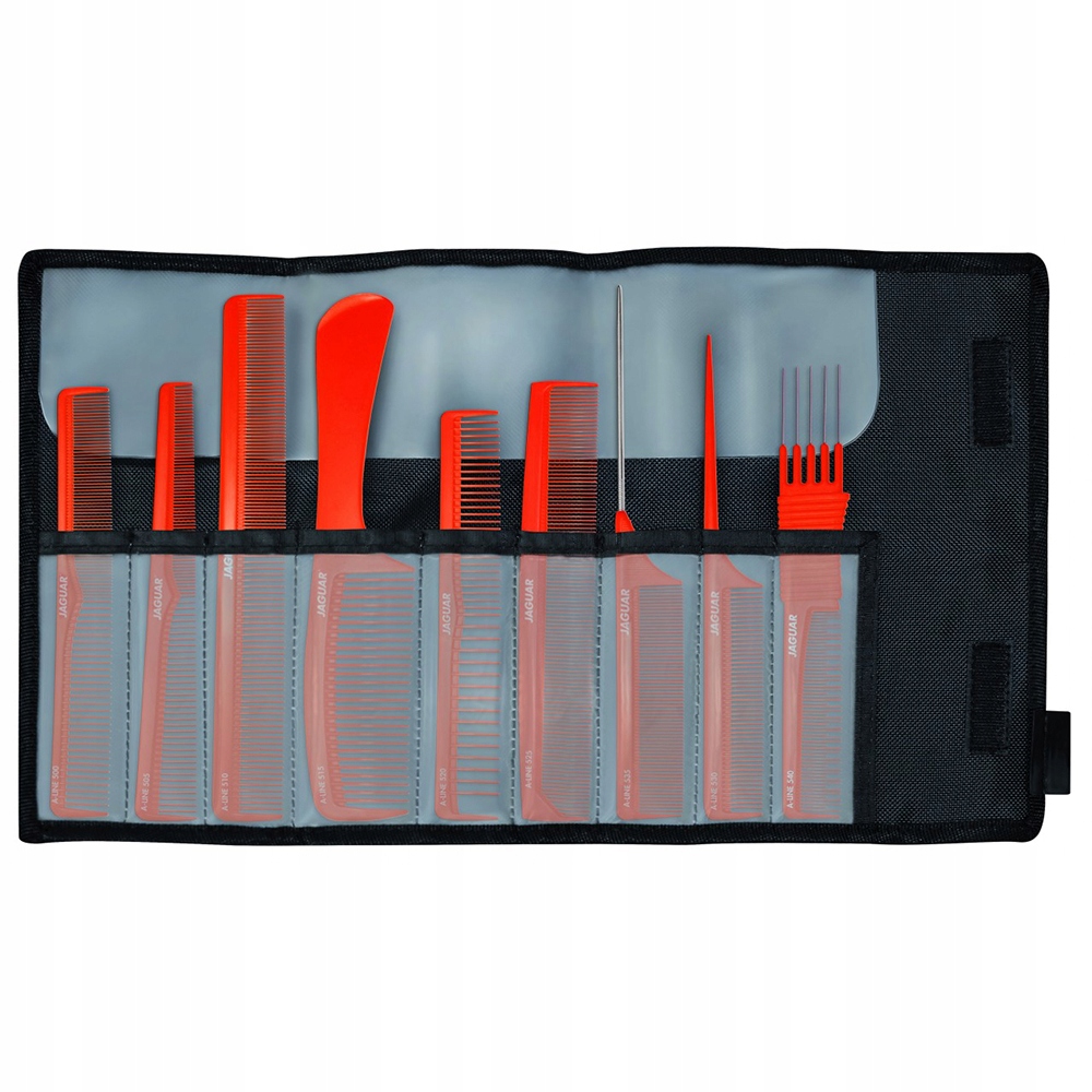 Jaguar A-line Sada Kadeřnických Hřebenů Oranžová