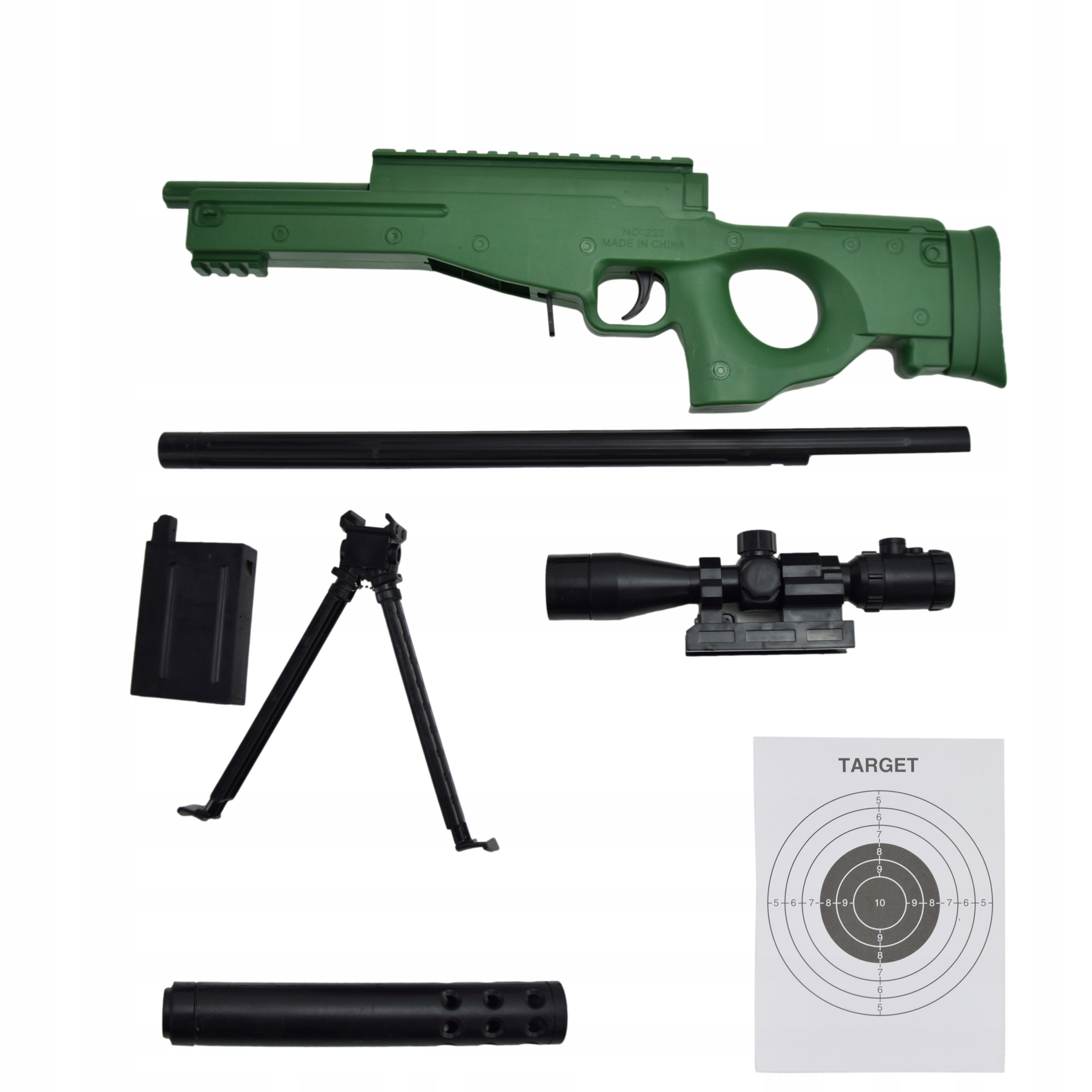KARABIN SNAJPERKA NA KULKI 6mm LASER PISTOLET 87CM EAN (GTIN) 5905178379765
