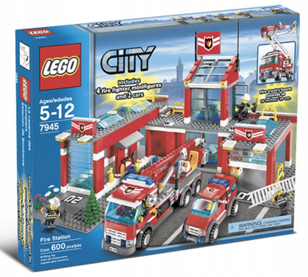 Lego City 7945 Straż pożarna Remiza strażacka
