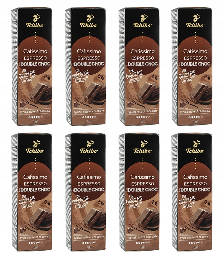 Kawa kapsułki Tchibo Cafissimo Espresso Double Chocolate Czekolada 80 szt.