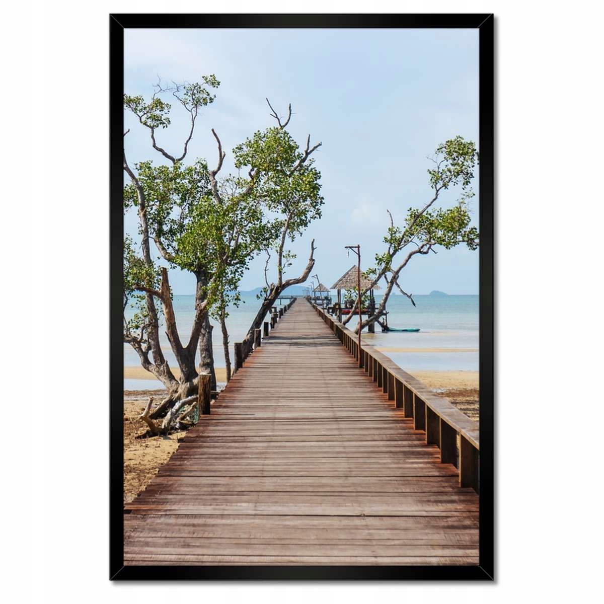 Plakáty v rámu 40x60 Pomoc na pláži