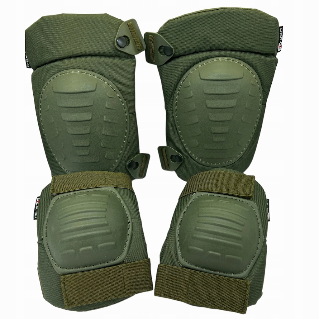 Ochraniacze profesjonalne na kolana i łokcie Jb Tacticals Olive Green