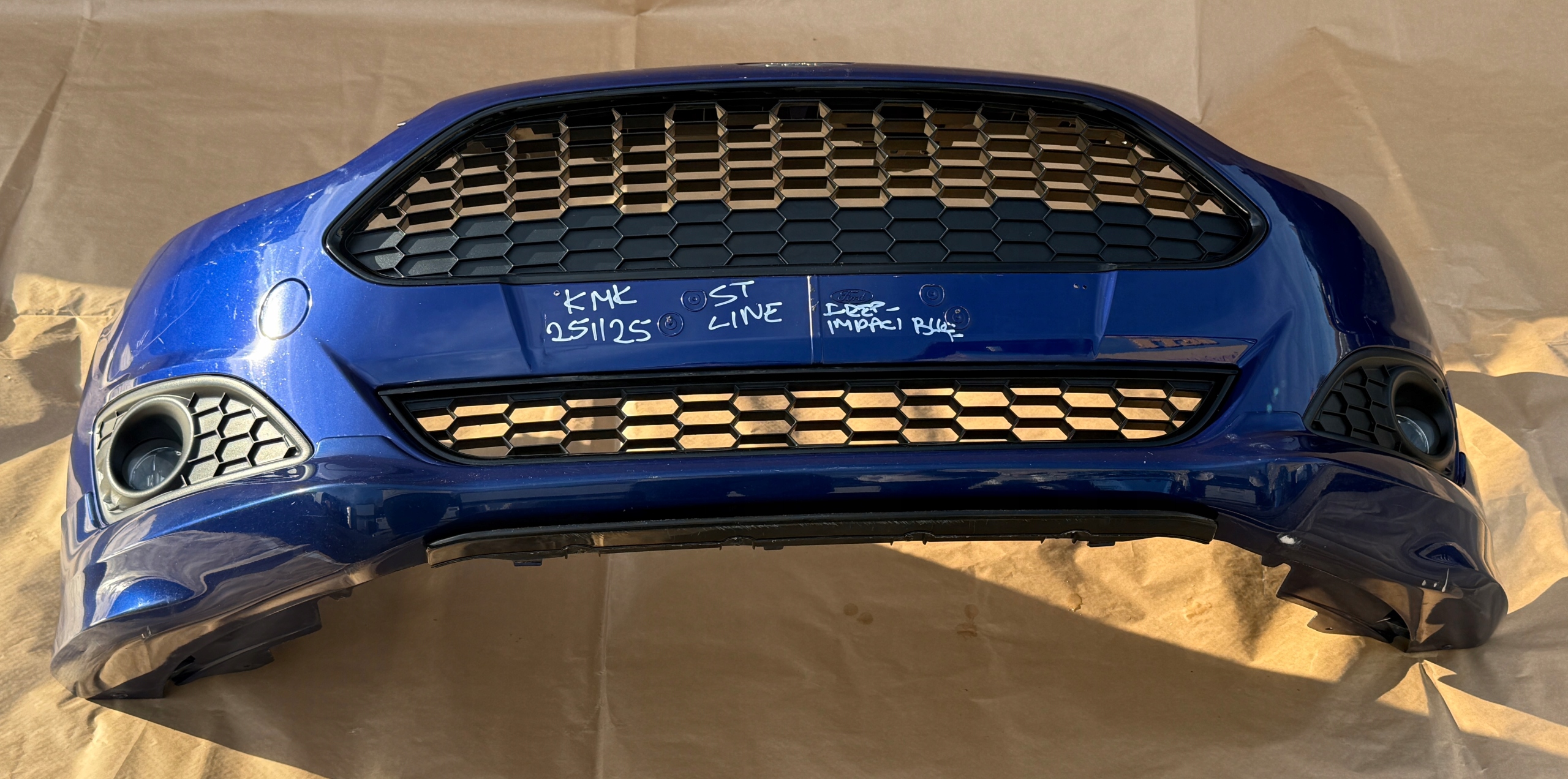 FORD FIESTA MK7 LIFT ST-LINE 2012-2017 bumper front DEEP IMPACT BLUE