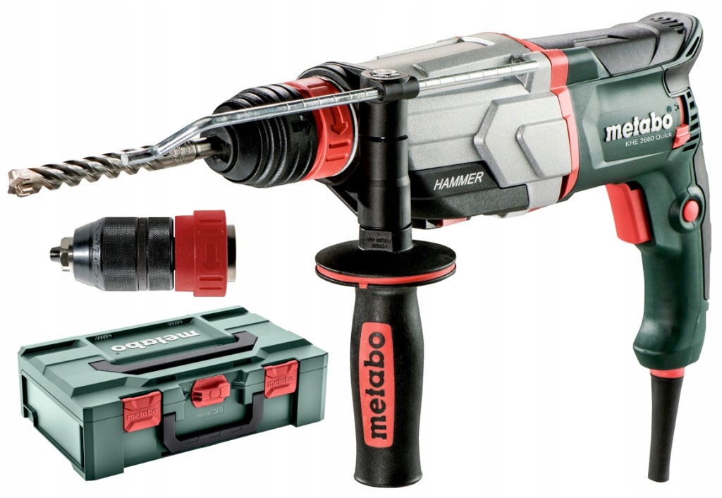 Młotowiertarka Metabo Khe 2660 Quick 850W 3J Sds Plus Wymienny Uchwyt