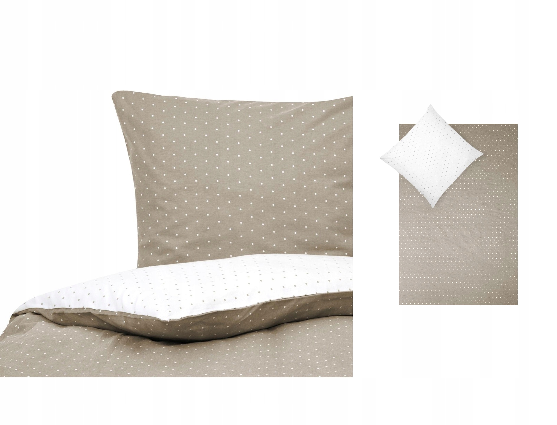 

Dwustronna pościel flanelowa Betty 155x220, 80x80