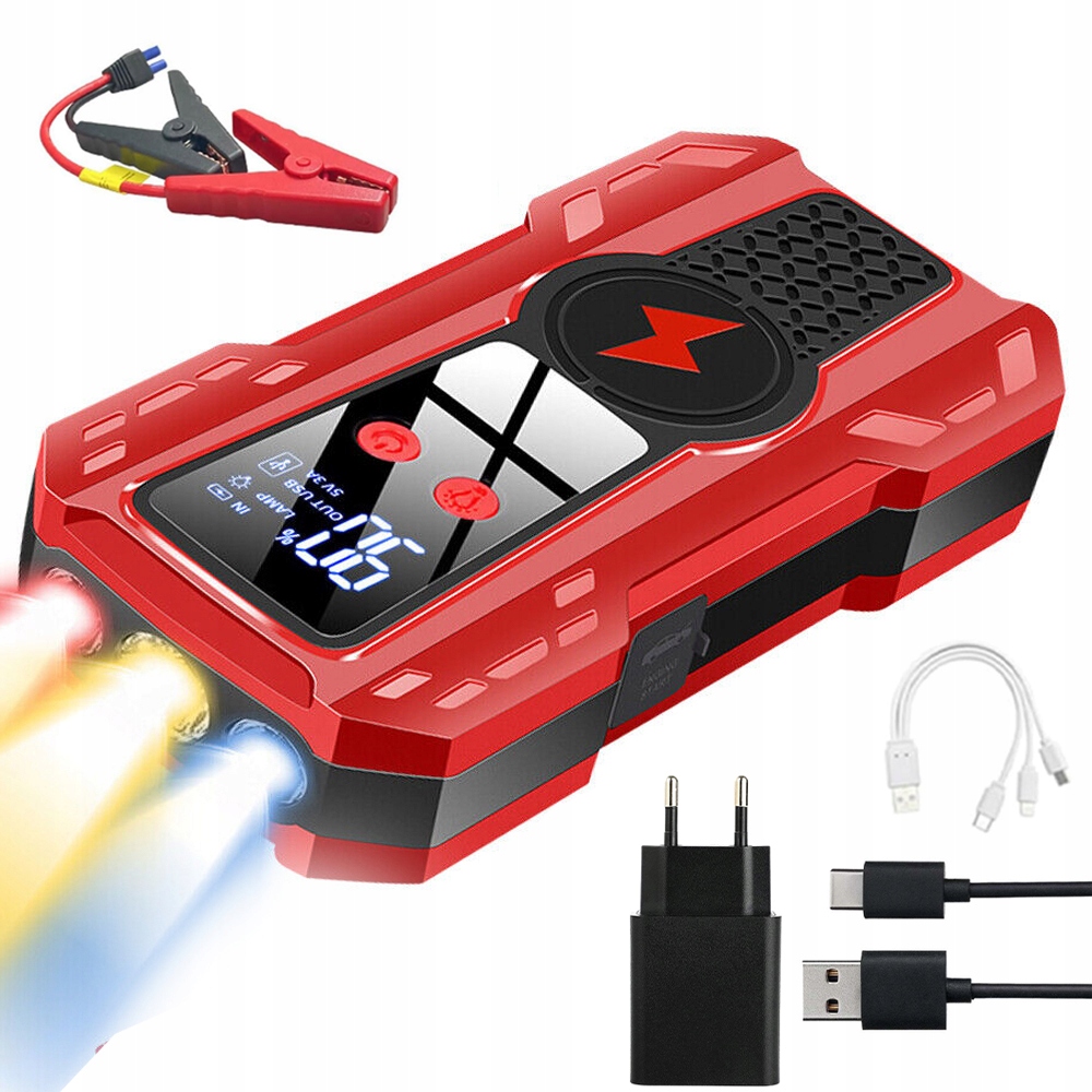 Startovací Powerbanka Do Auta 99900 Mah, Odolná Vůči Chladu A Teplu