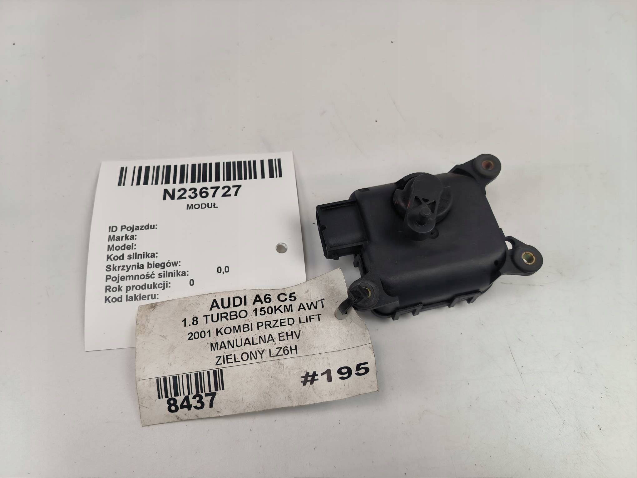 Motor heizgebläse 4B1820511K AUDI A6 C5