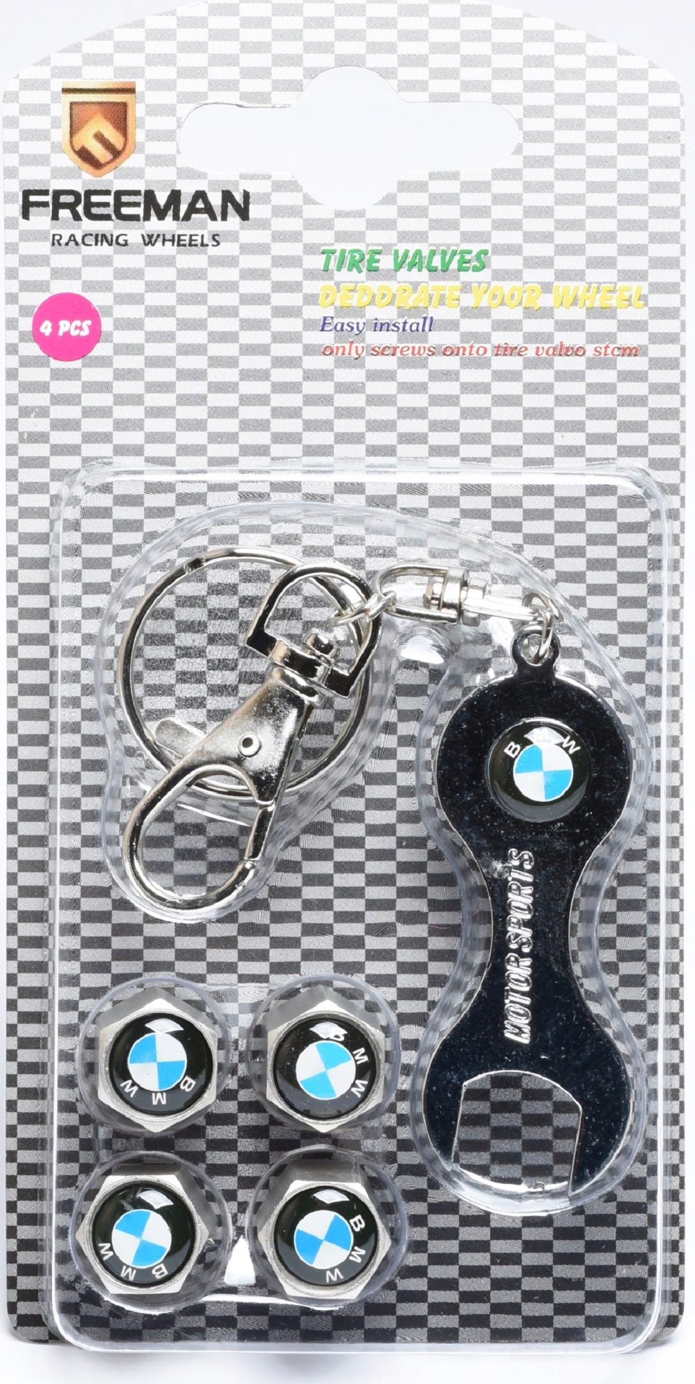 

Nakrętki na wentyle wentylki z logo Bmw