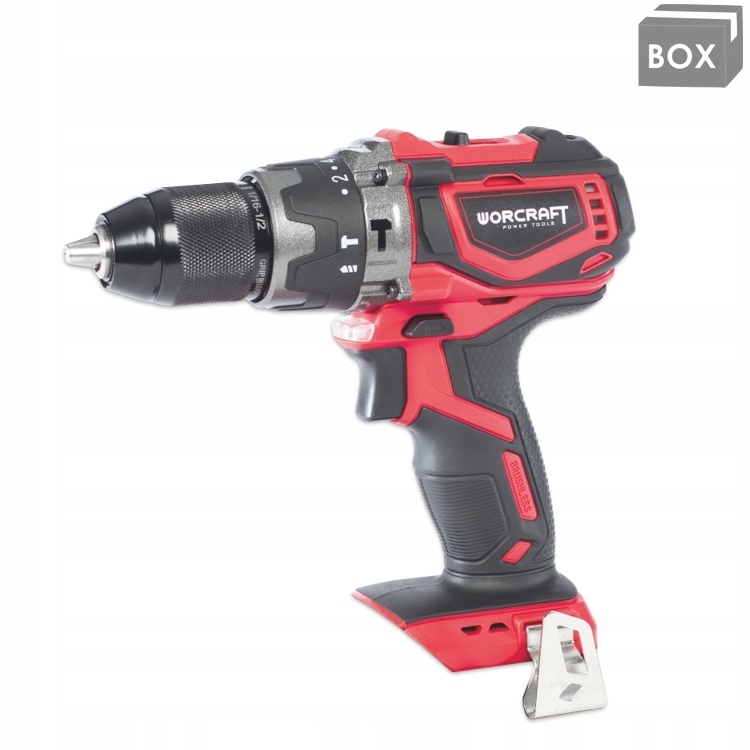 Aku Vŕtačka s bezkartáčovým príklepom Worcraft CHD-S20LiB, 20V