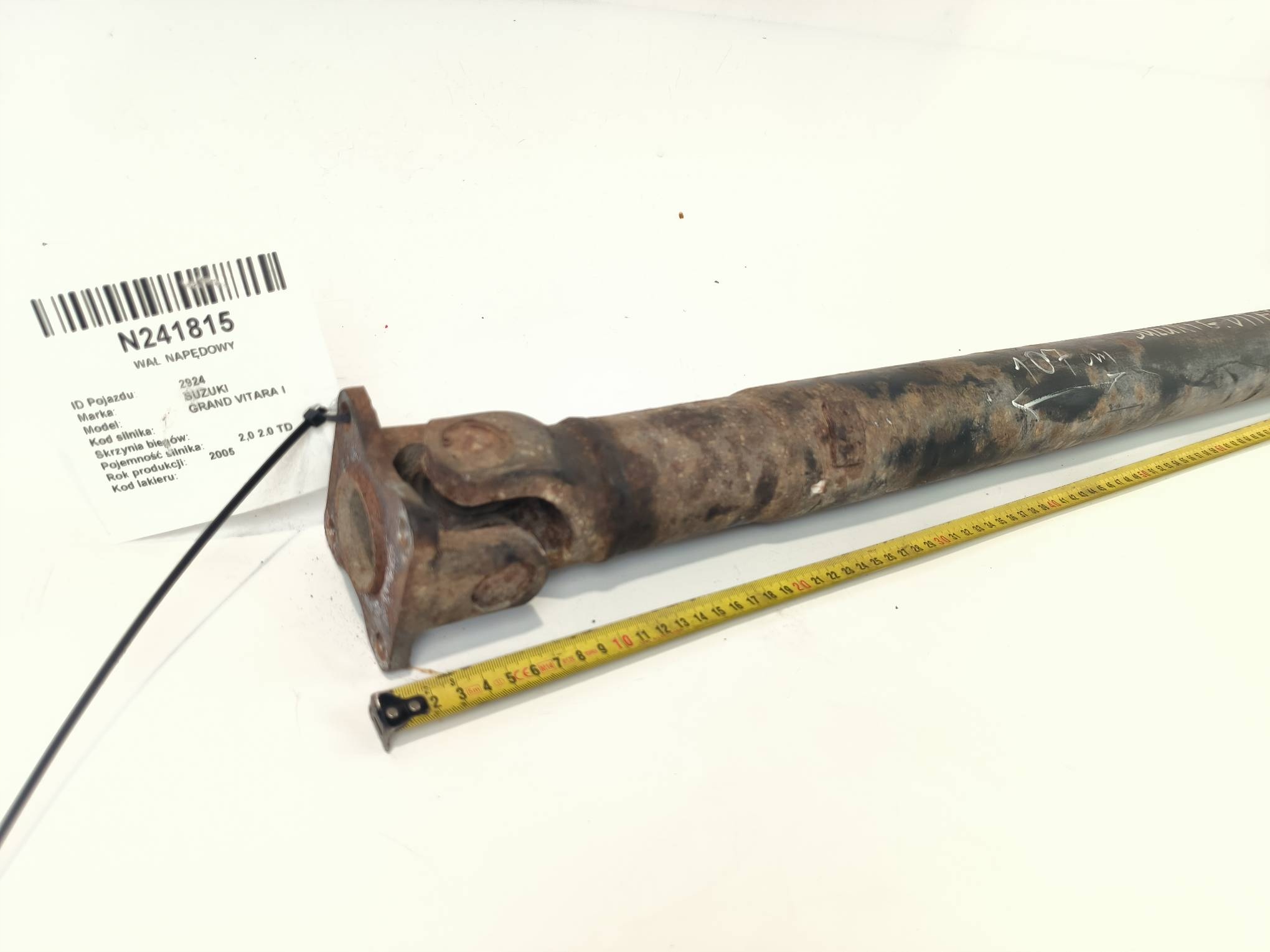 ALBERO TRASMISSIONE SUZUKI GRAND VITARA e