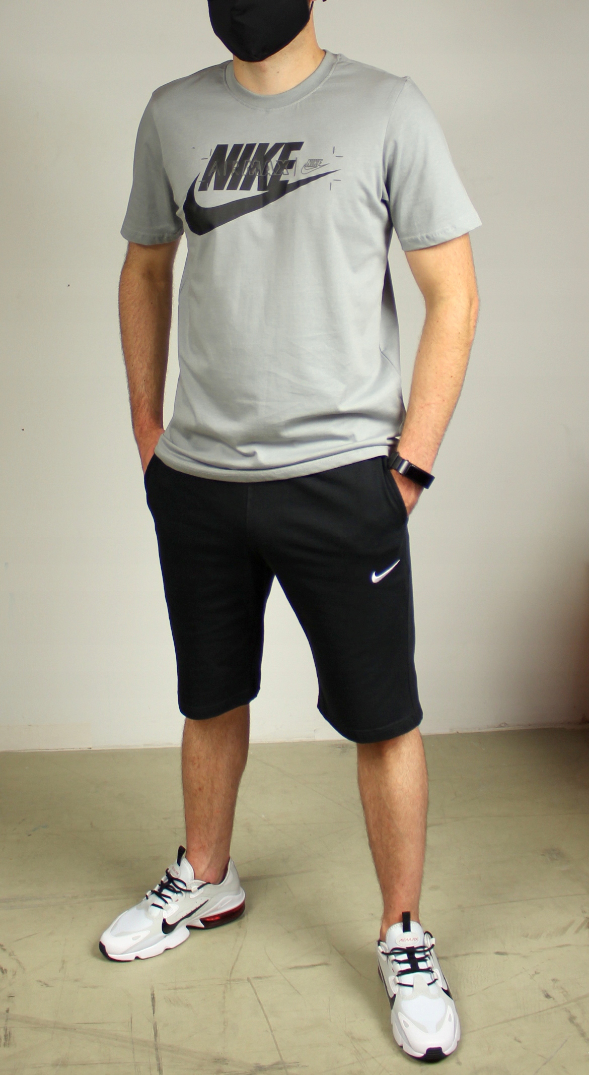 Nike Air Max MĘSKA KOSZULKA BAWEŁNIANA SZARA Marka Nike