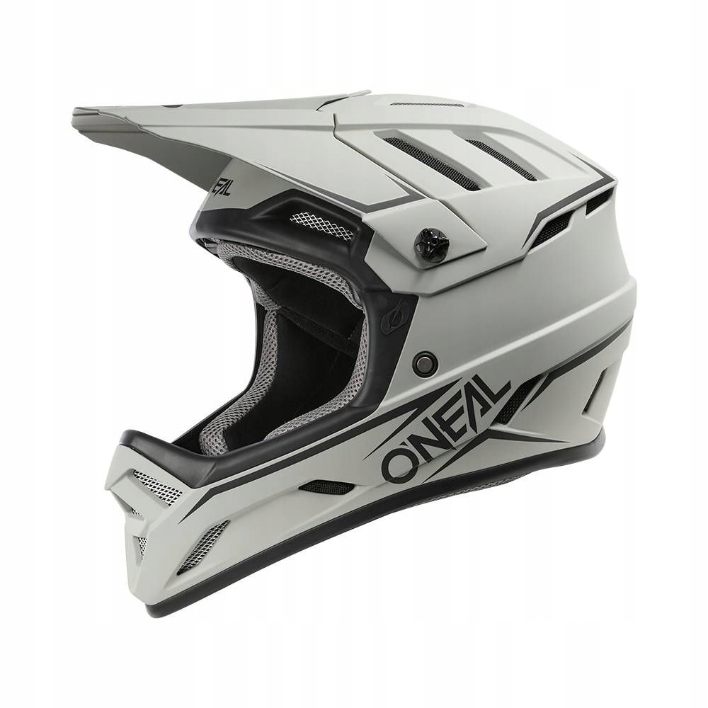 szary kask rowerowy Mtb Dh Enduro O'Neal Backflip Solid S 55-56cm