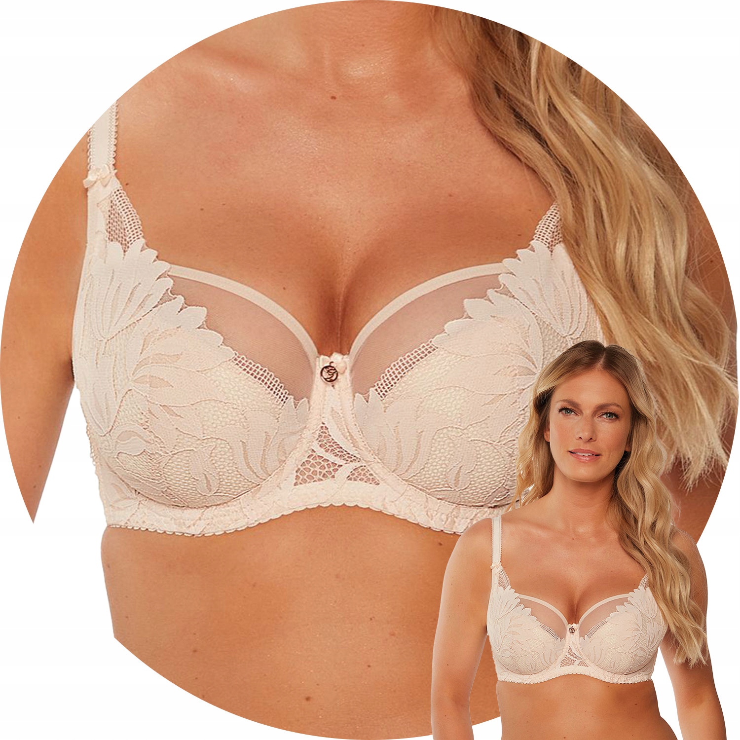Gaia 1134 Keto Podprsenka Semi Soft béžová 80F